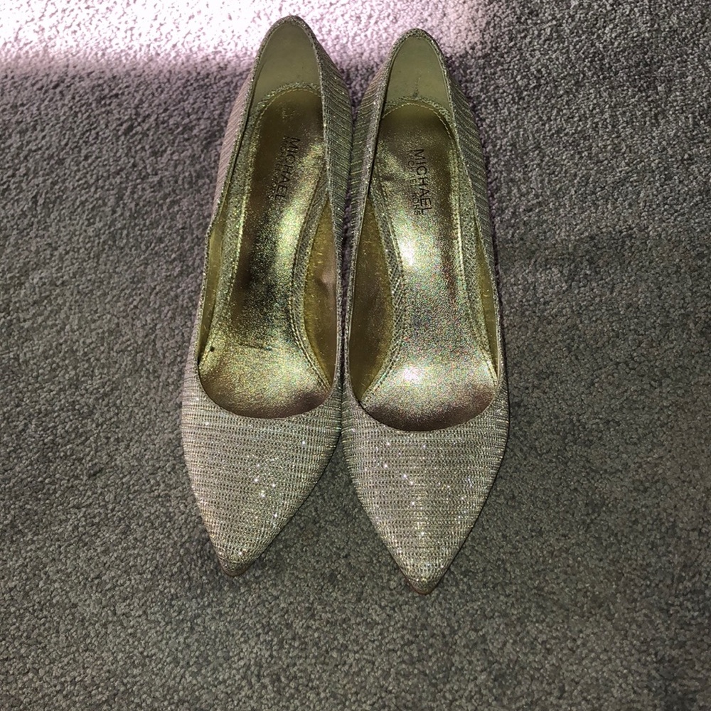 Gold heels